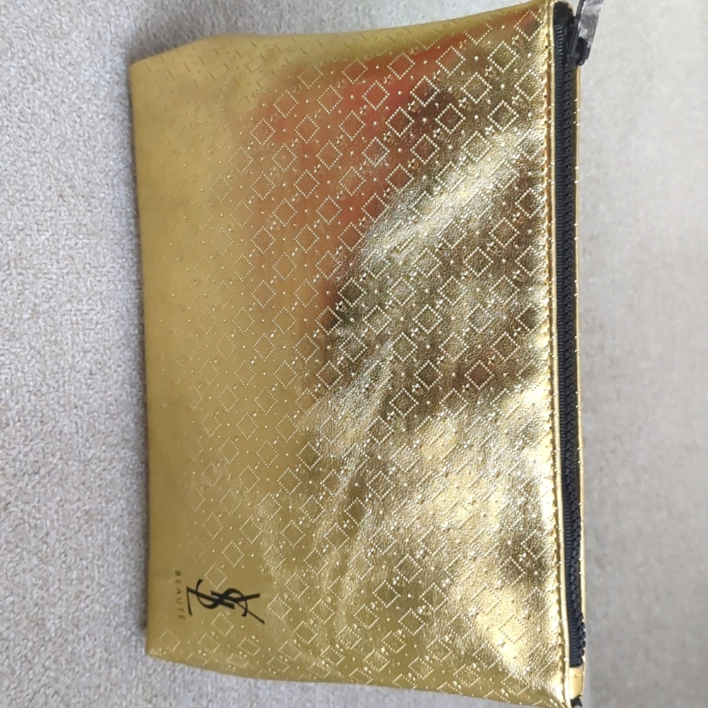 YSL Pouch Gold and Black